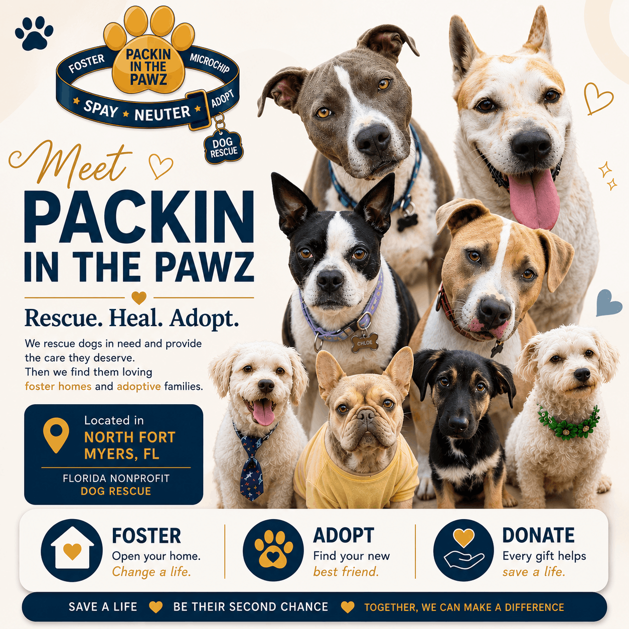 Packin in the Pawz Dog Rescue