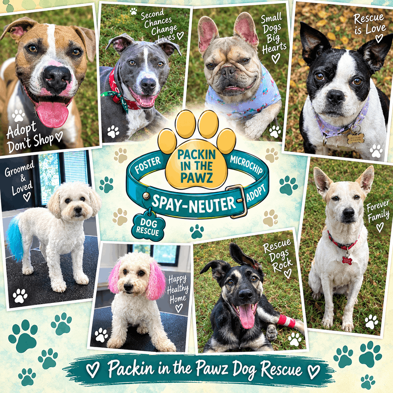 Packin in the Pawz Dog Rescue