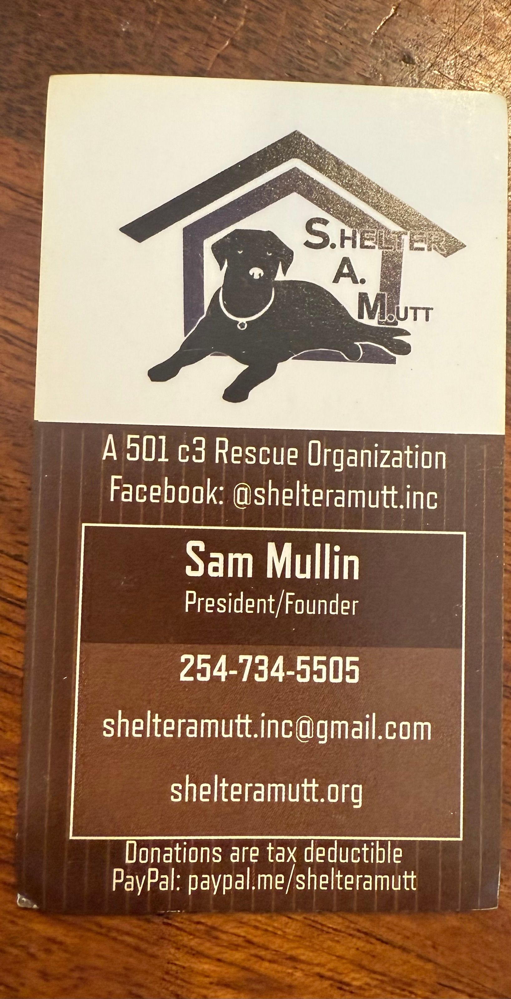 Shelter A Mutt, Inc.