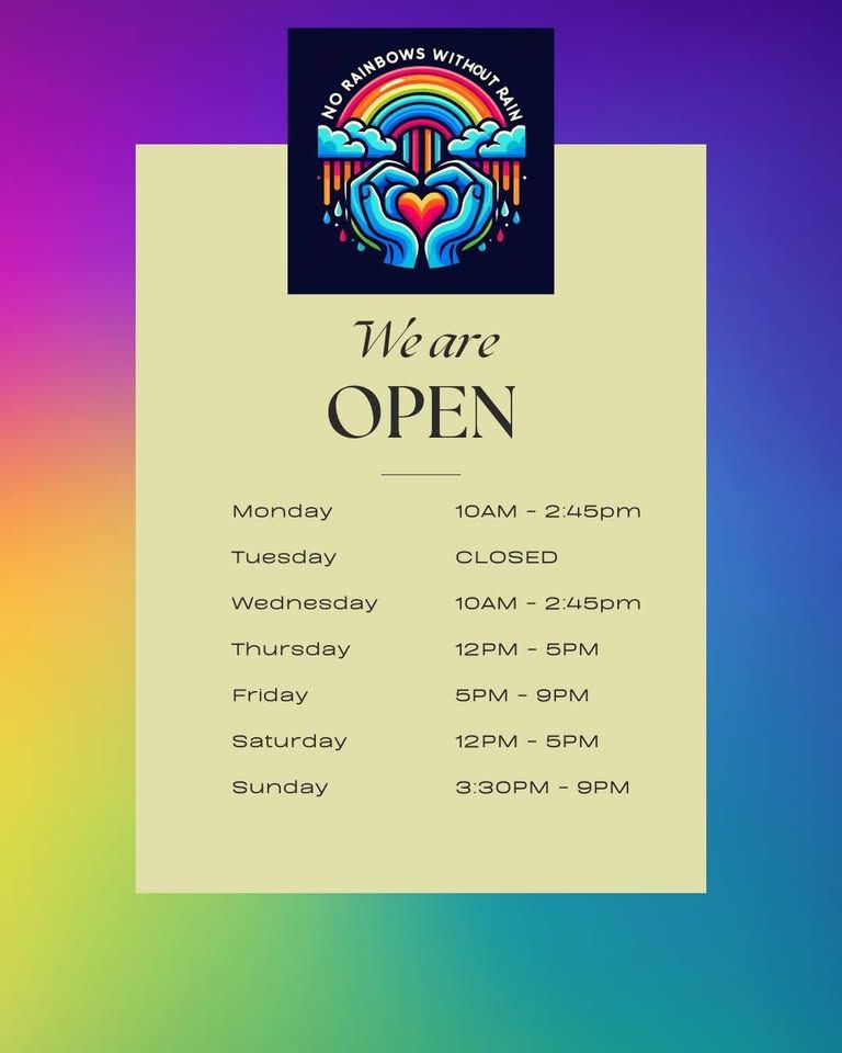 No Rainbows Without Rain