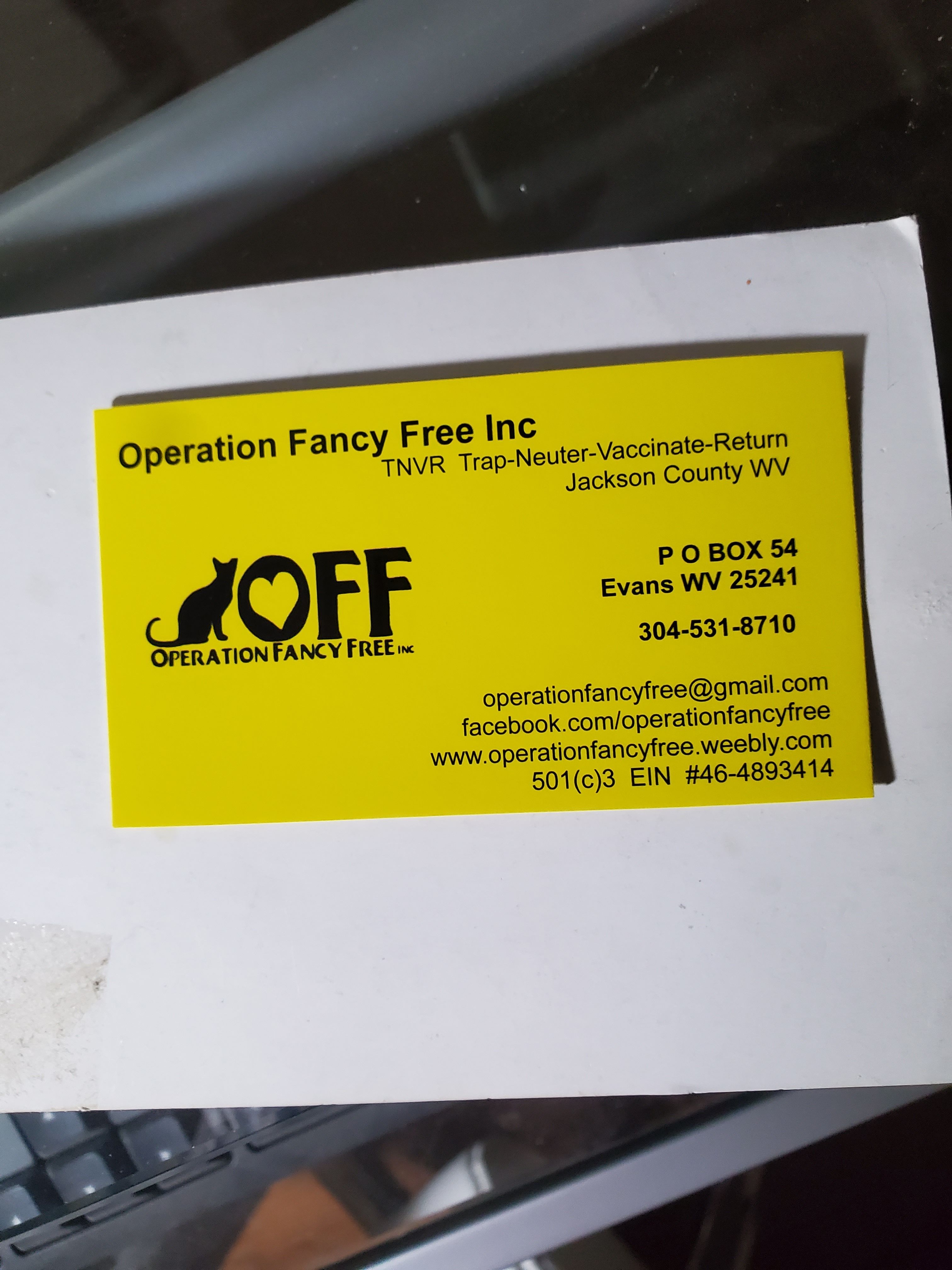 Operation Fancy Free Inc