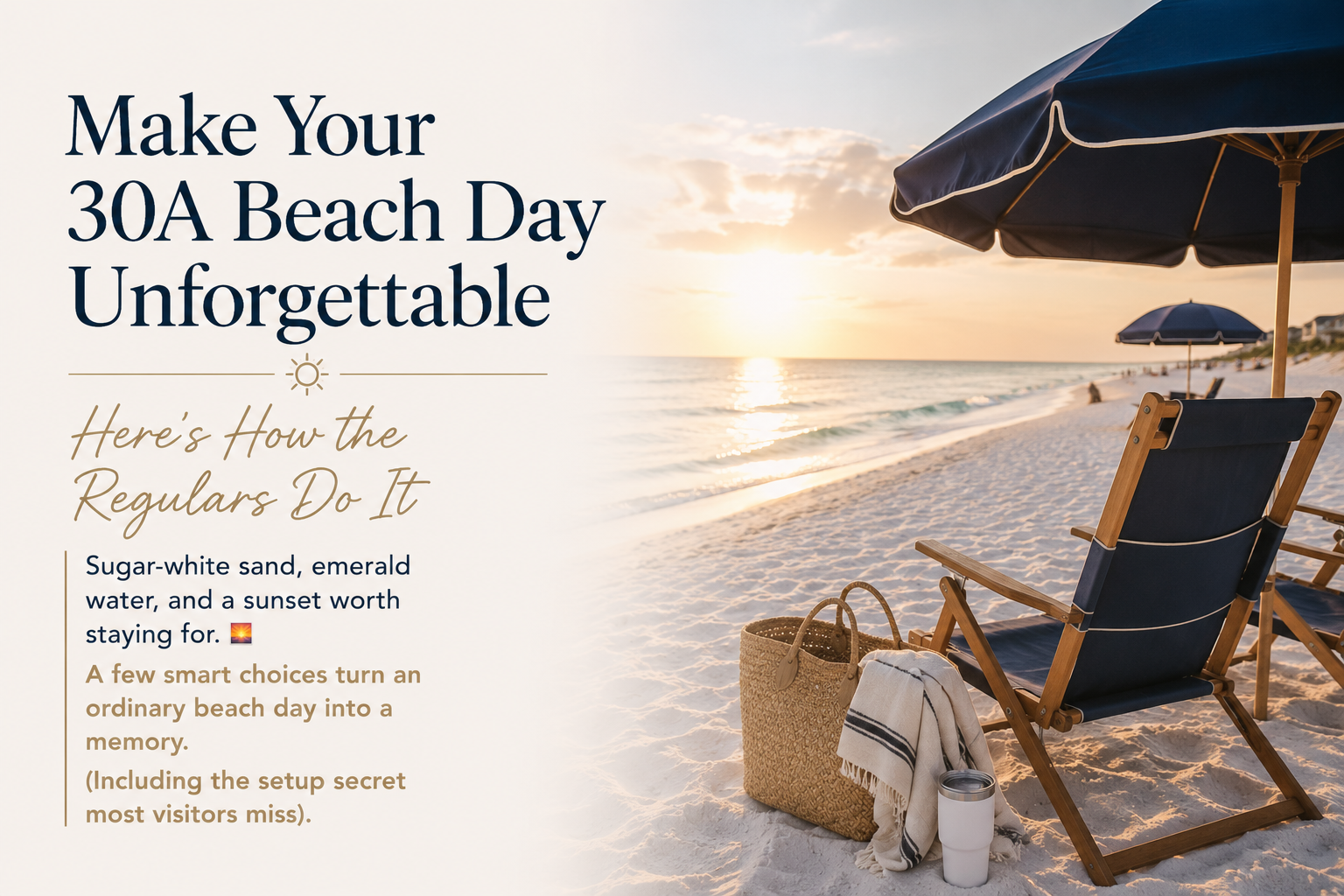 Make Your 30A Beach Day Unforgettable