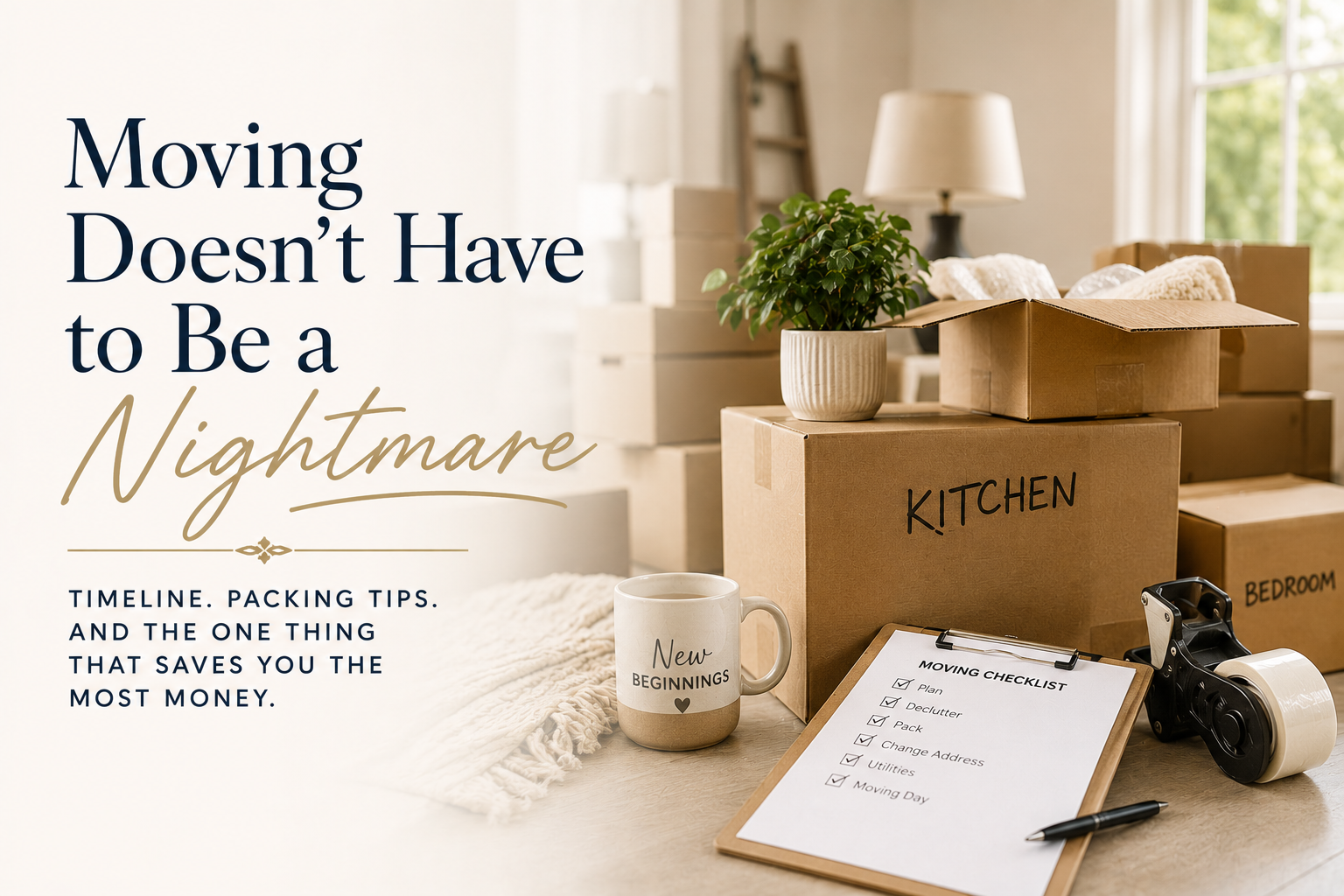 Moving Soon? Here's How to Make It Far Less Stressful