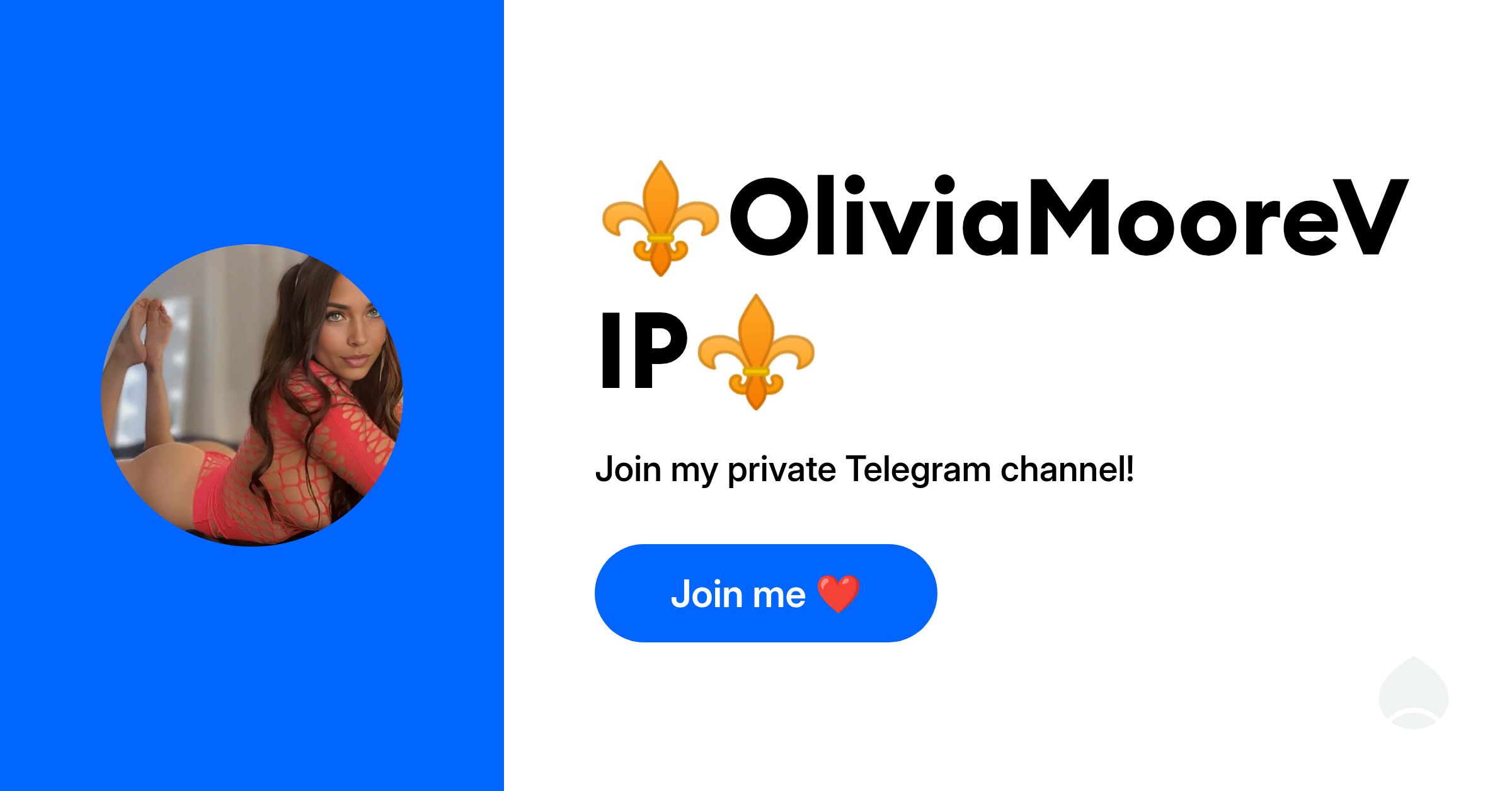⚜️OliviaMooreVIP⚜️ - Join my private Telegram channel!
