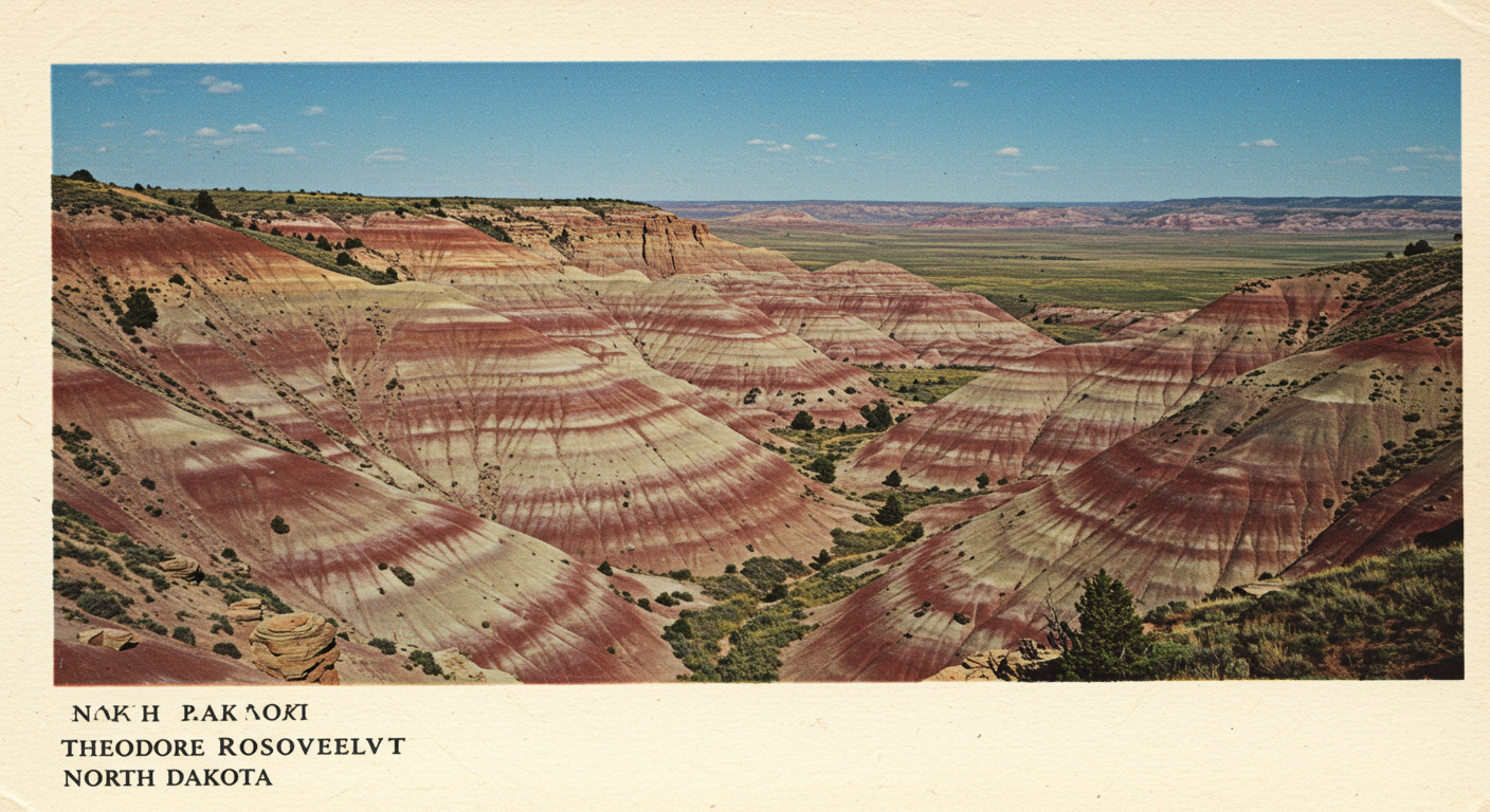 Theodore Roosevelt NP  Painted Canyon