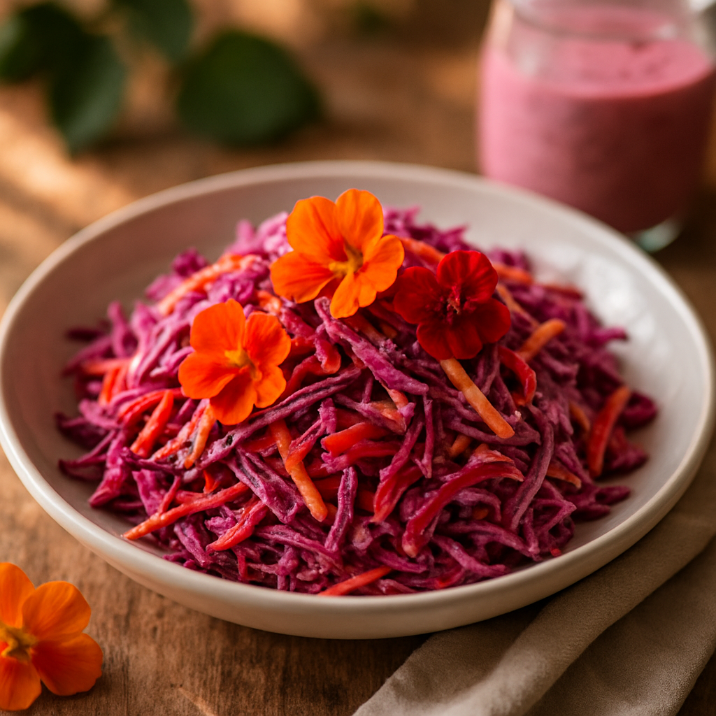 Red Cabbage & Apple Coleslaw | DishGen Recipe