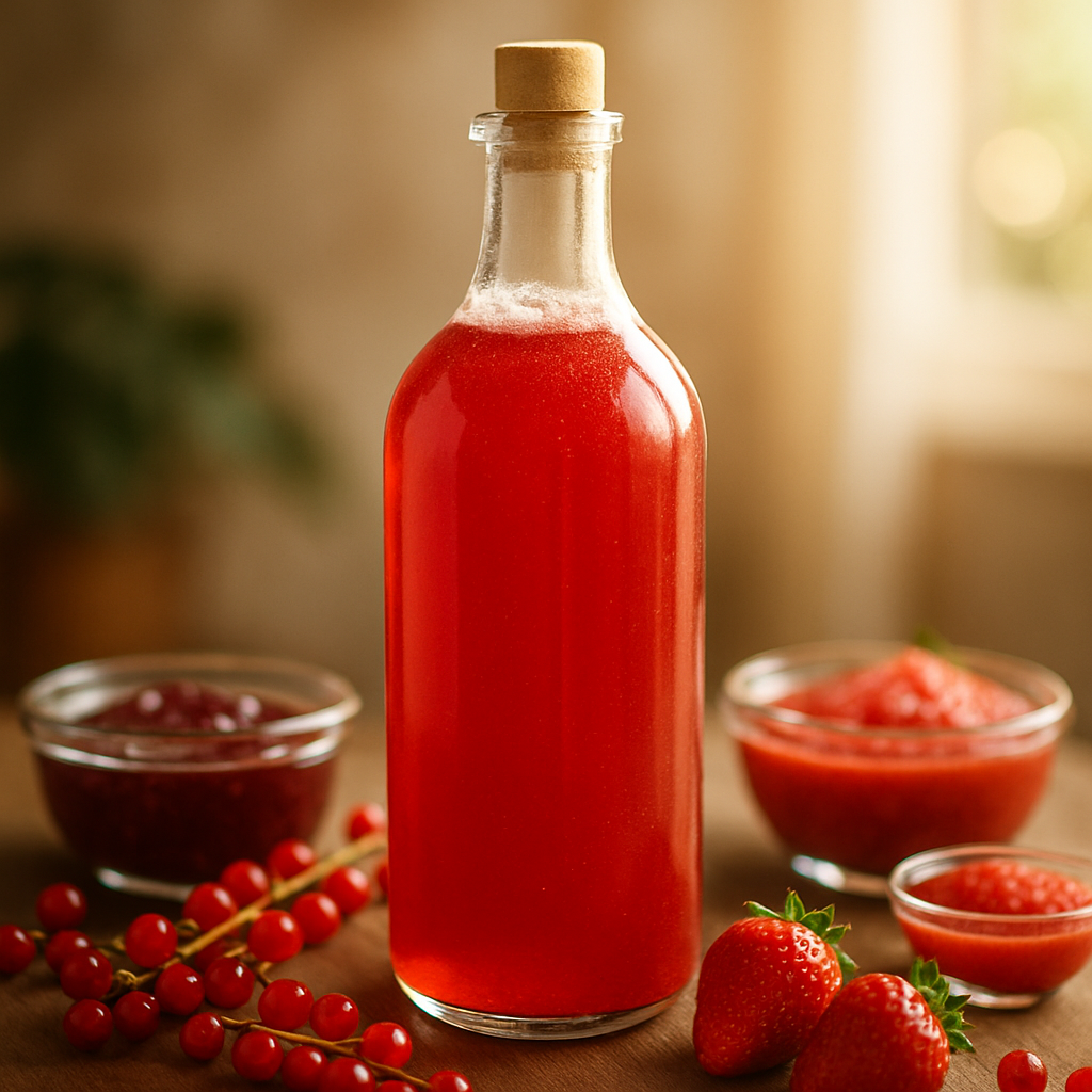 Strawberry Currant Session Hydromel | DishGen Recipe