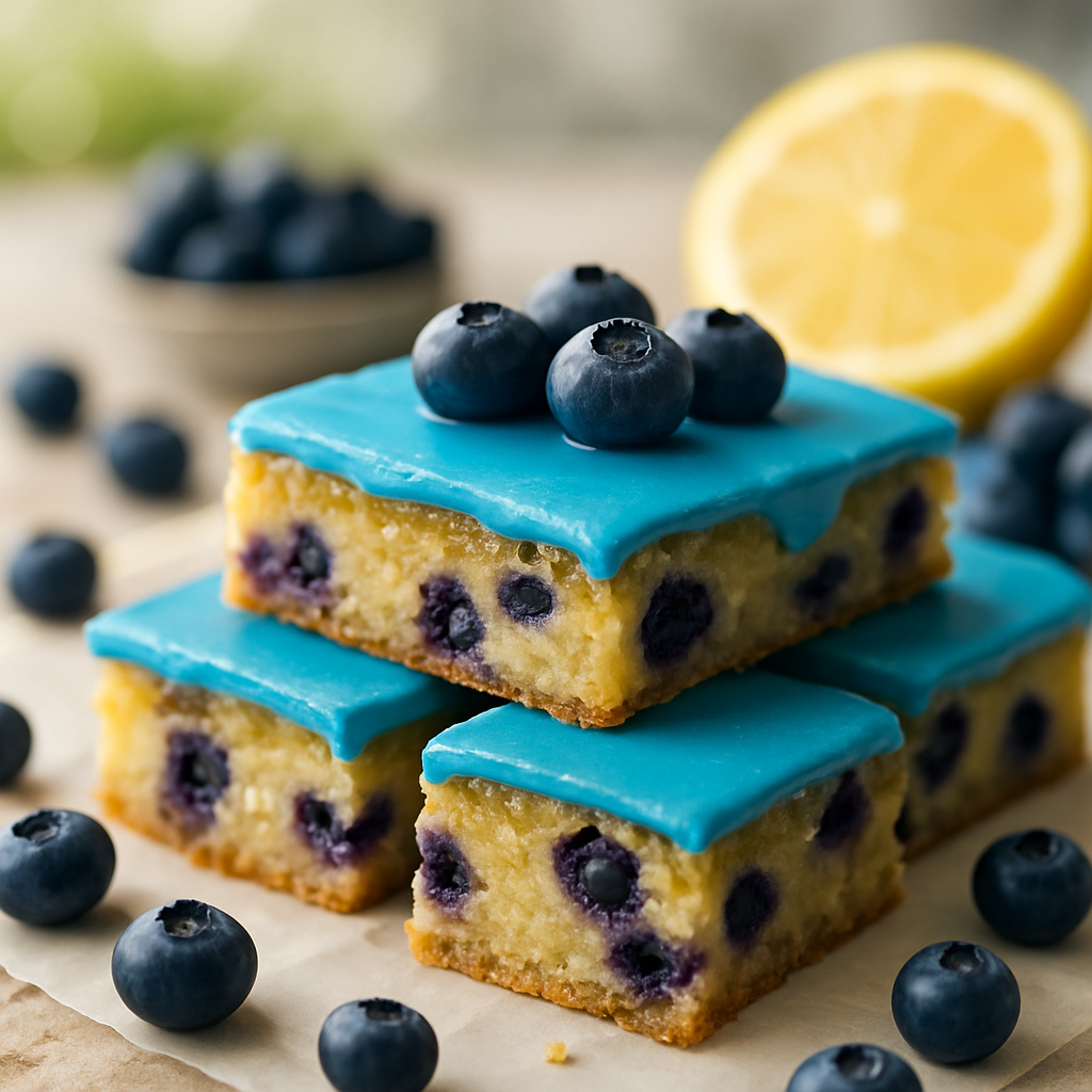 Blueberry Lemon Bars | DishGen Recipe