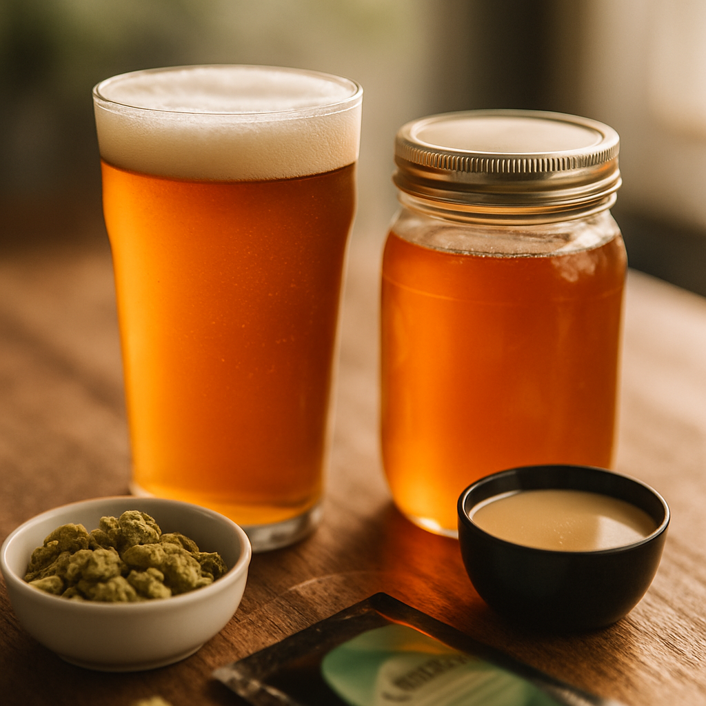 Hopped LME Braggot with Lappes Clover Honey | DishGen Recipe