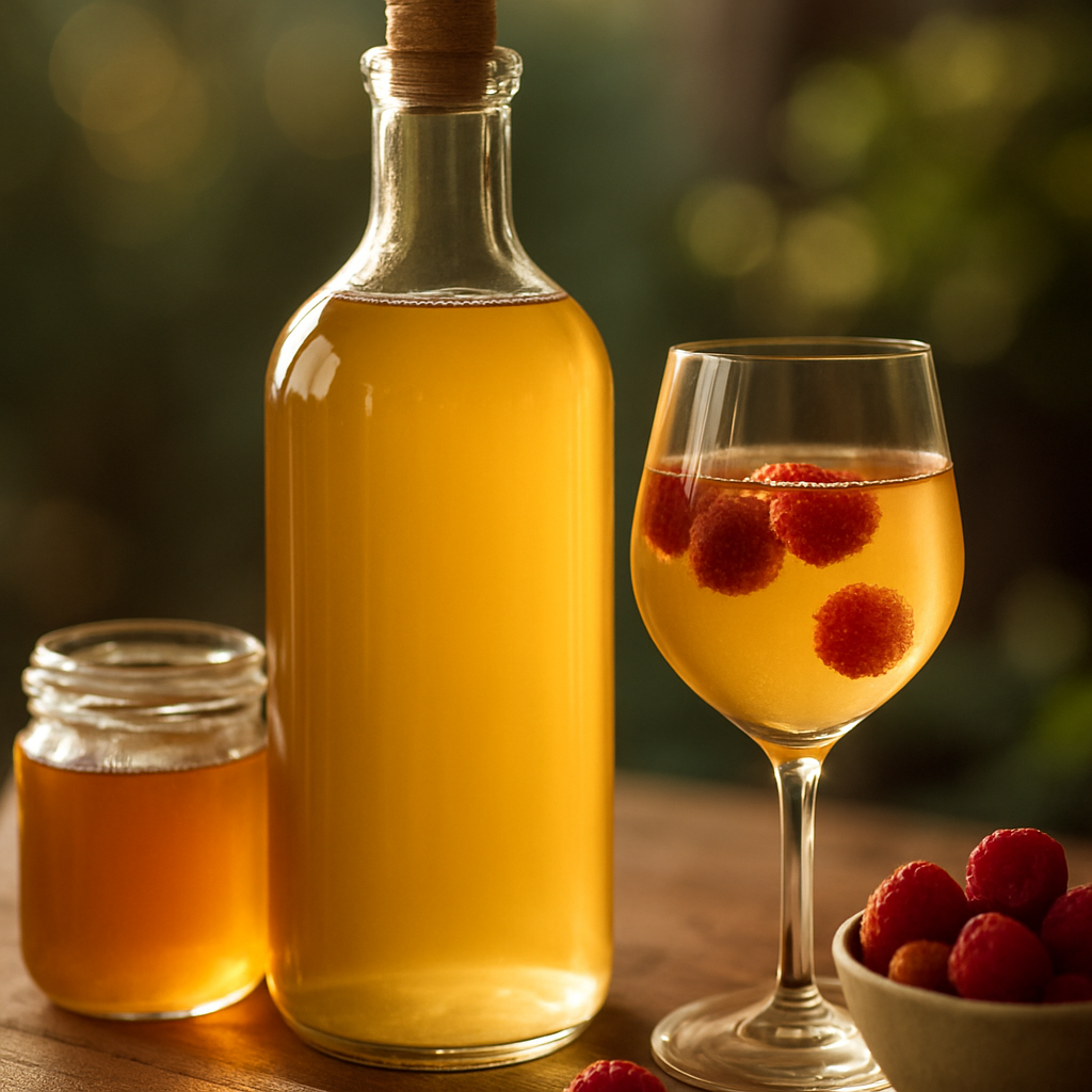 Raspberry Blossom Honey Traditional Mead | DishGen Recipe