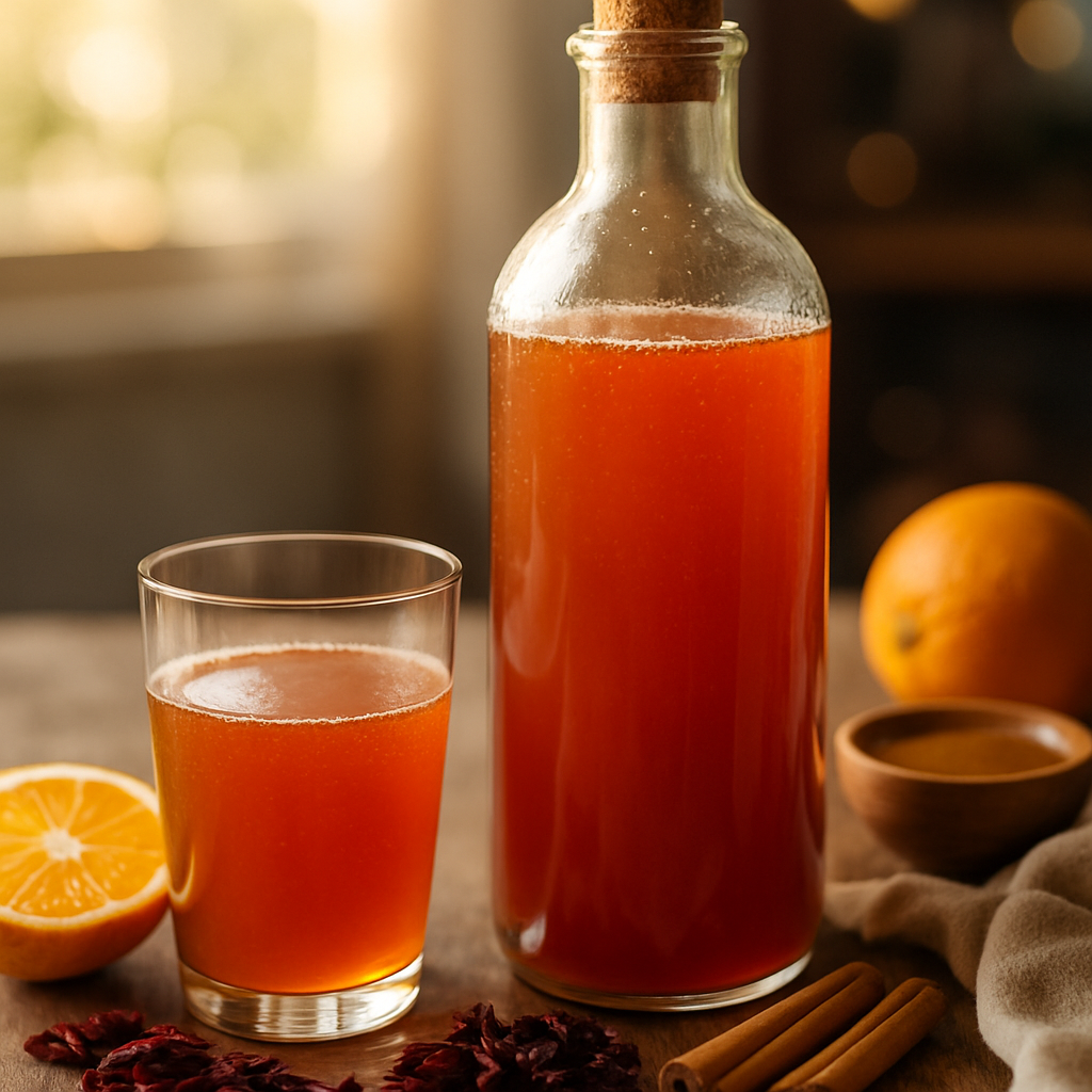 Spiced Tamarind Hibiscus Orange Mead | DishGen Recipe