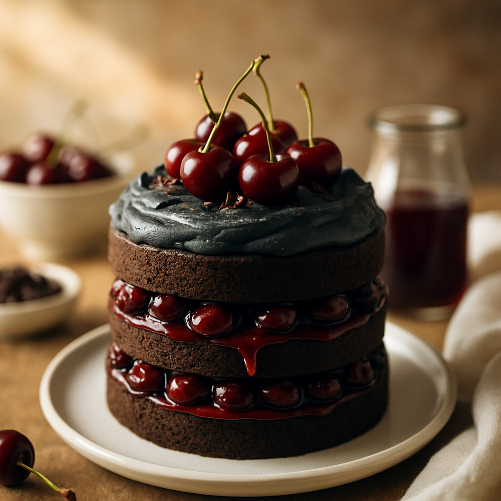 Black Forest Cake  | DishGen Recipe