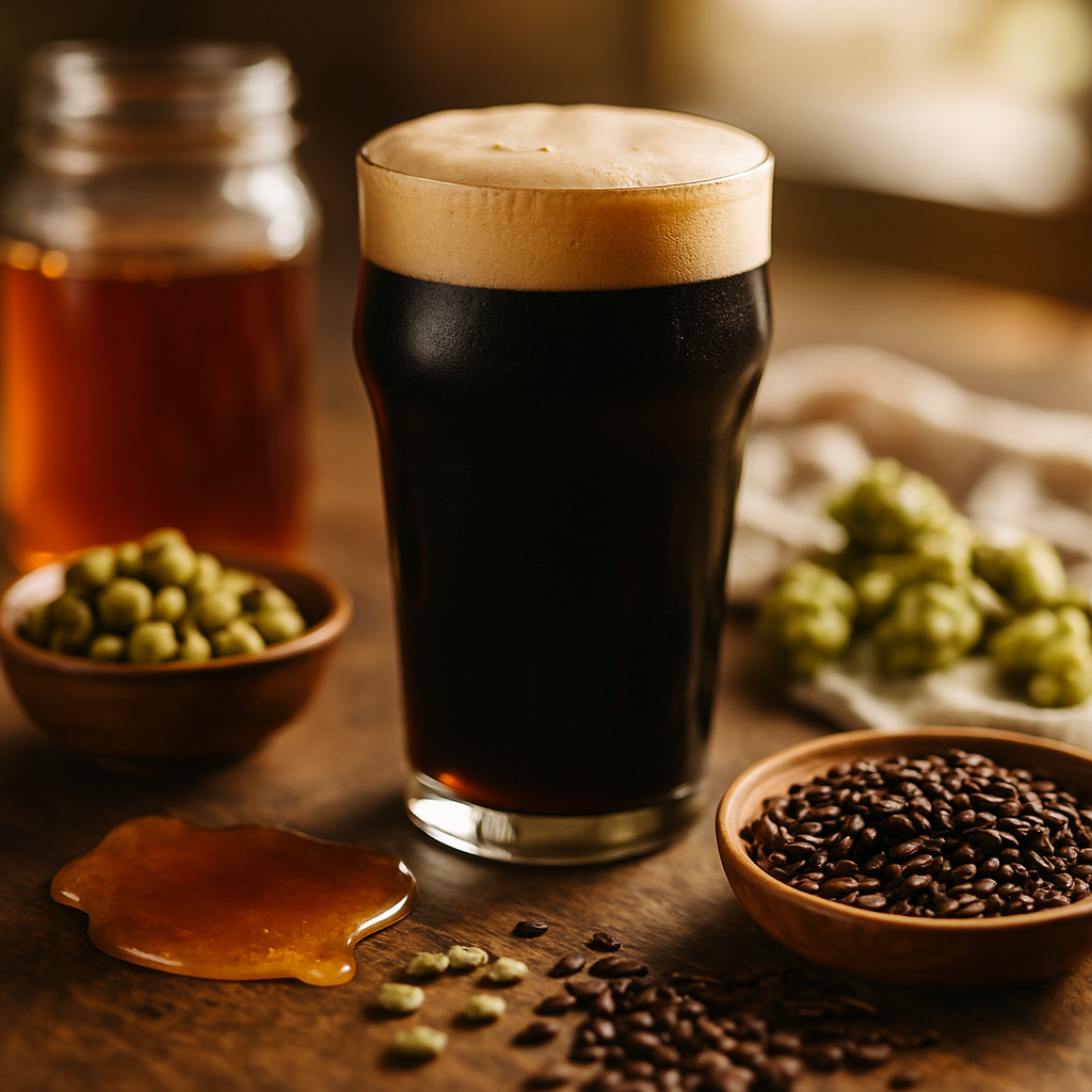 Midnight Hop Braggot (Black IPA Style) | DishGen Recipe