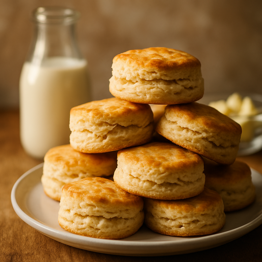 Classic Fluffy Homemade Biscuits | DishGen Recipe