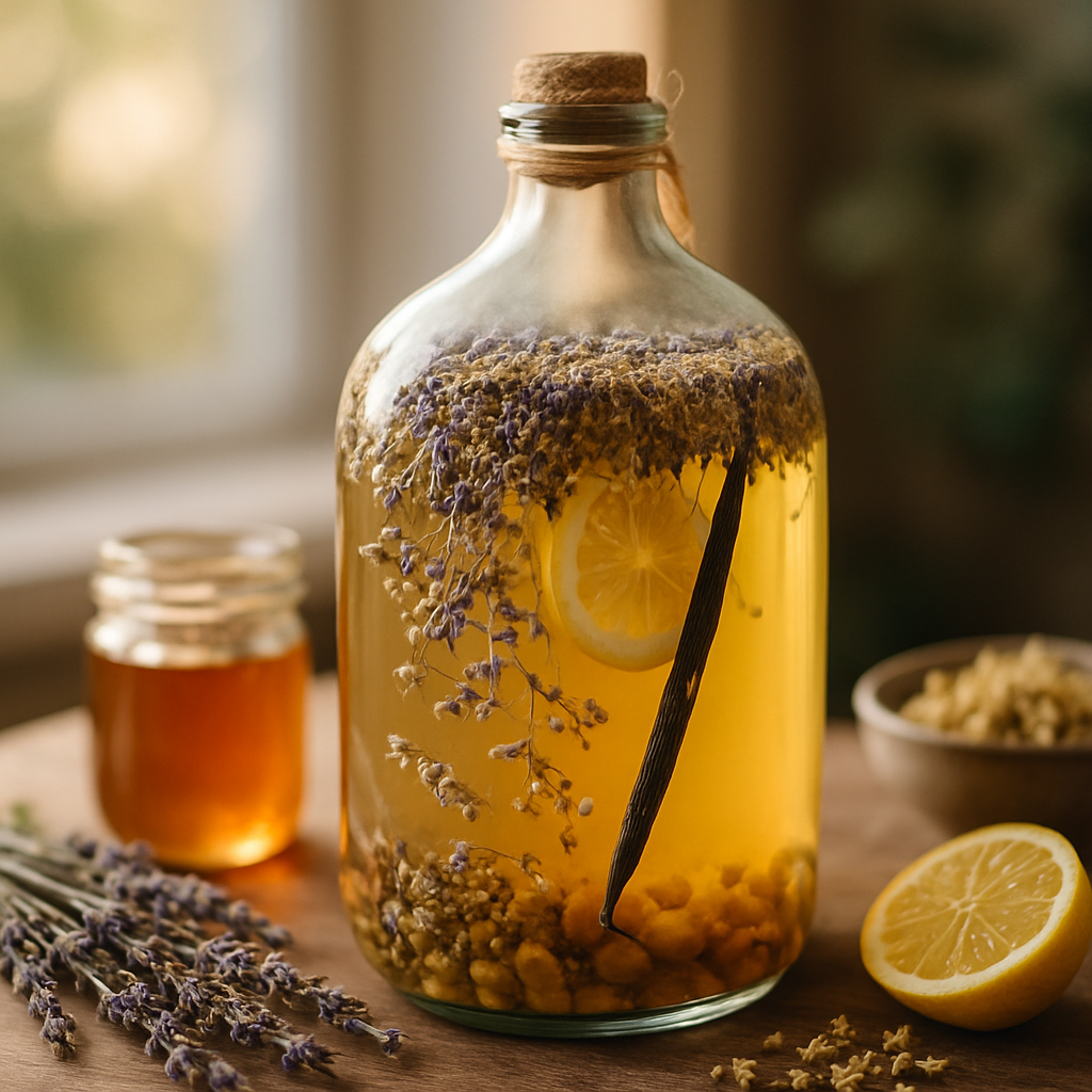 Lavender &amp; Chamomile Floral Mead | DishGen Recipe