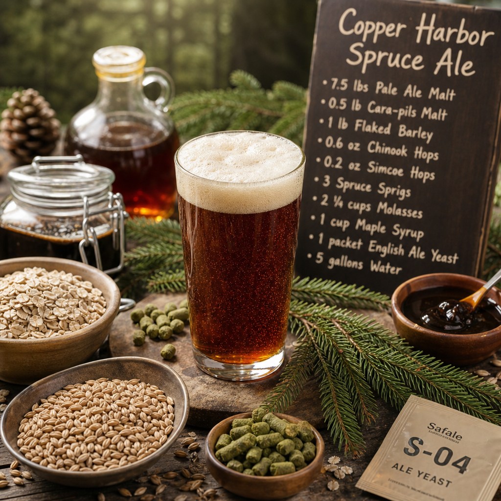 Copper Harbor Spruce Ale | DishGen Recipe