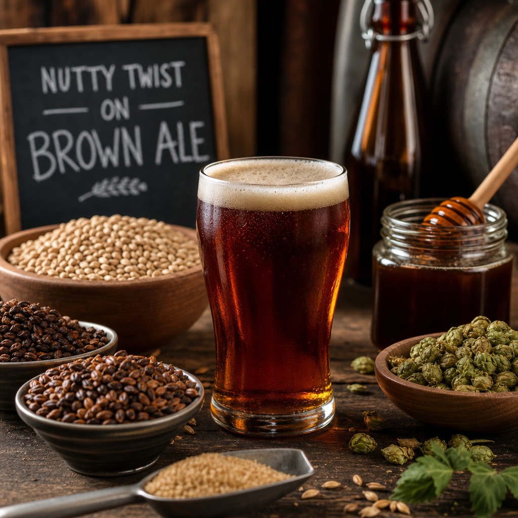 Twisted Honey Brown Ale | DishGen Recipe