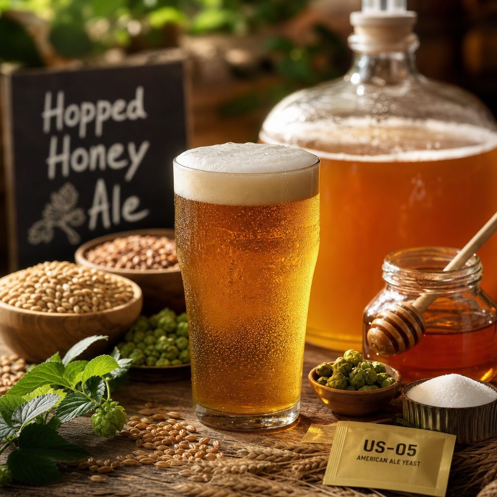 Hopped Honey Ale | DishGen Recipe