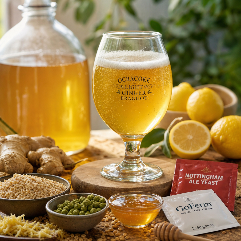 Ocracoke Light Ginger Braggot | DishGen Recipe