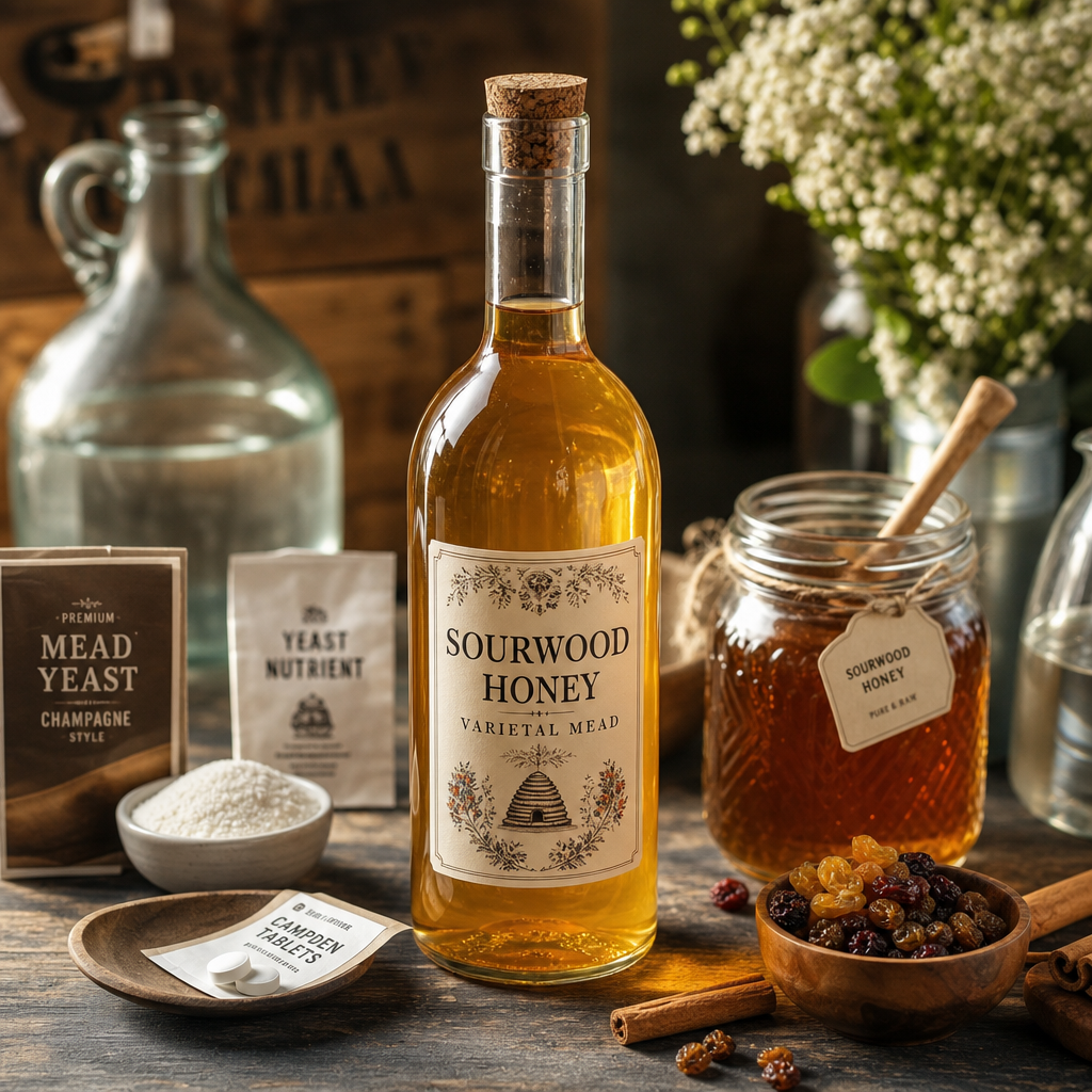 Sourwood Honey Varietal Mead | DishGen Recipe