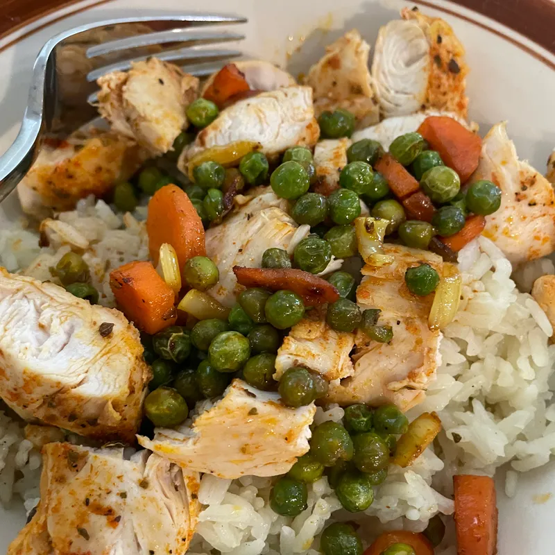 Low Acid Chicken and Rice Bowl image