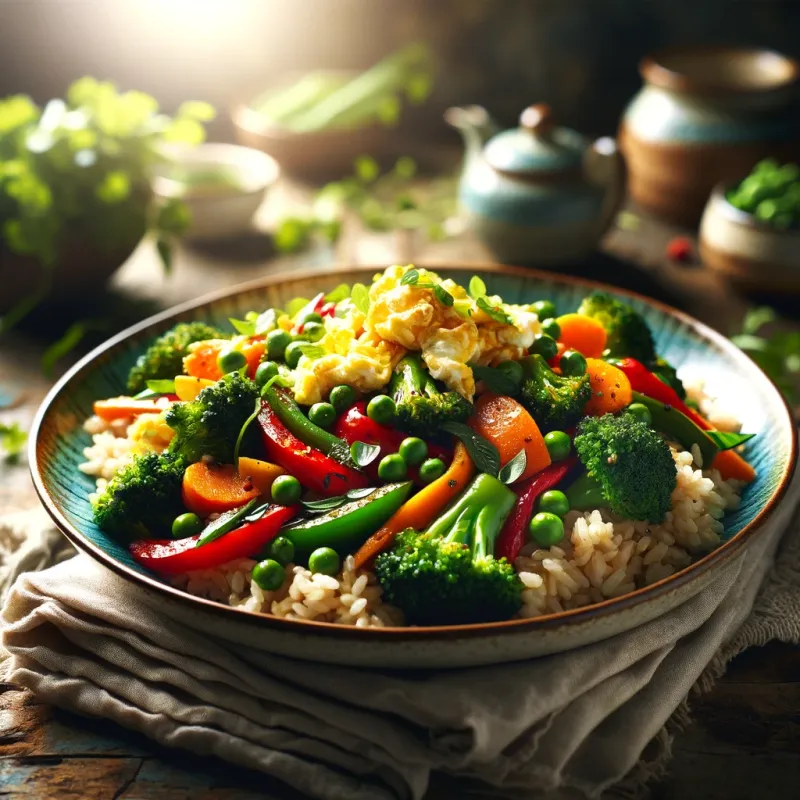 Veggie Rice Scramble image