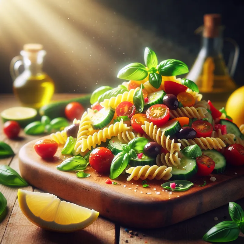 Basil Burst Pasta Salad image