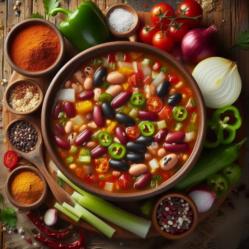 Hearty Mexican Trio Soup image