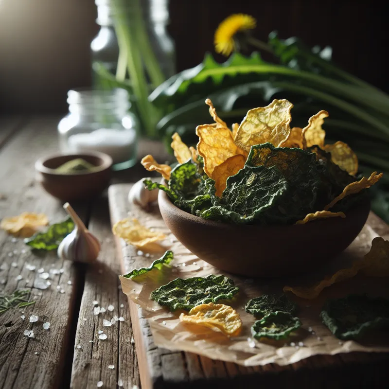 Dandylicious Dandelion Crisps image