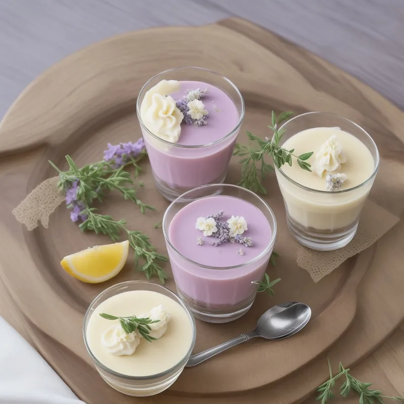 Lavender Honey Panna Cotta image