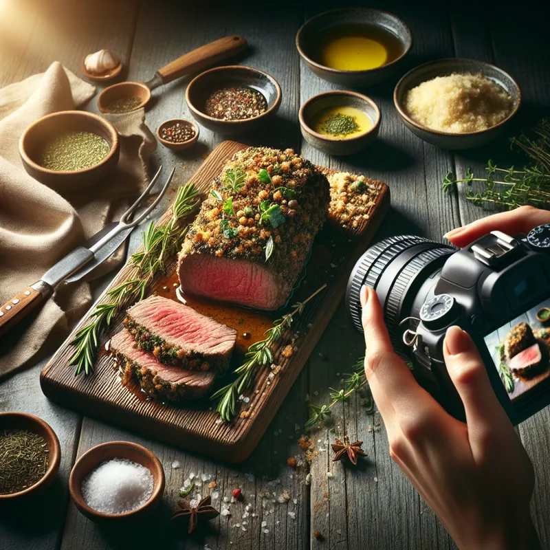 Herb-Crusted Beef Loin 20-25 Servings image