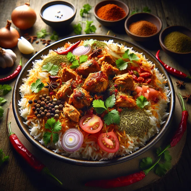 Spicy Fusion Biryani image