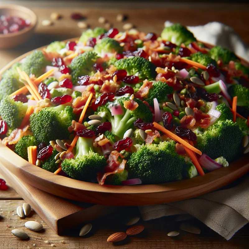 Fresh Broccoli and Cranberry Salad image