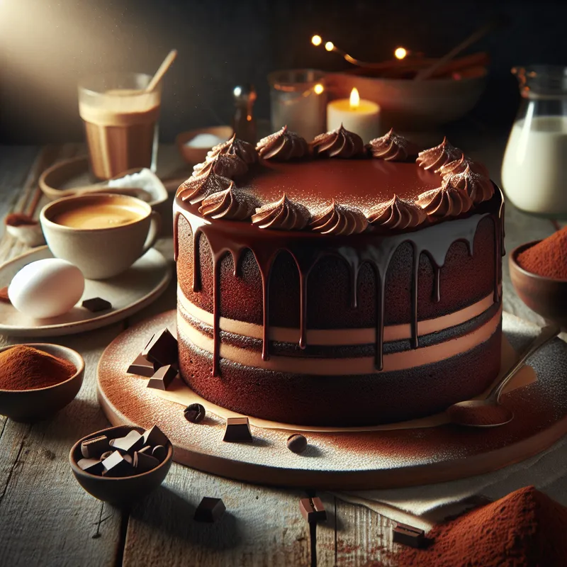 Velvet Mocha Cake image