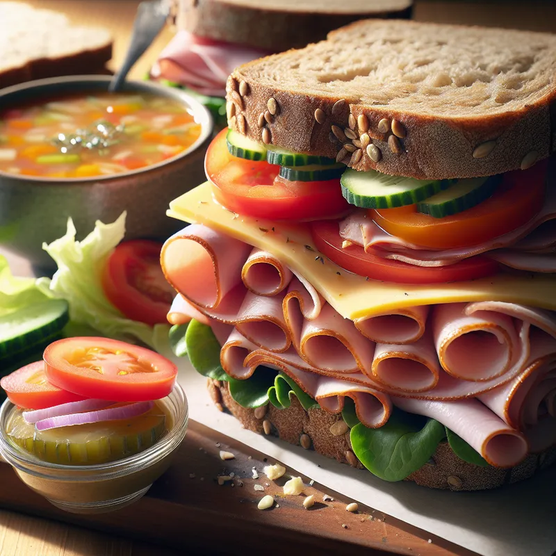 Ultimate Deli Feast Sandwich and Soup Combo image