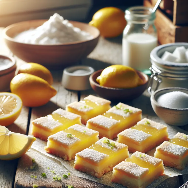 Zesty Lemon Sunshine Bars image