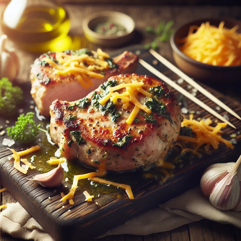 Succulent and Stuffed Pork Chops image