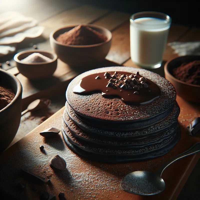 Chocolate Bliss Pancakes image