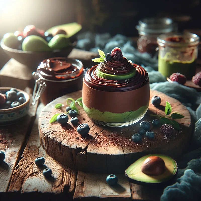 Velvety Vegan Chocolate Avocado Mousse image