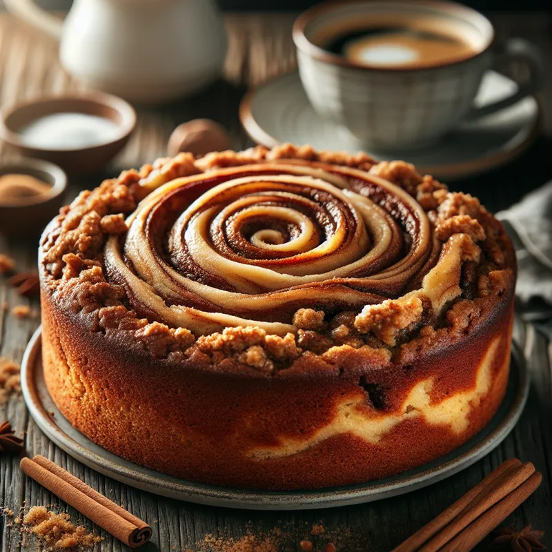 Cinnamon Swirl Coffee Cake image