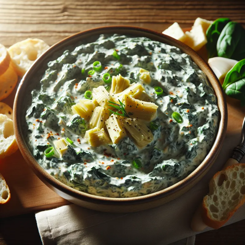 Creamy Spinach and Artichoke Dip image