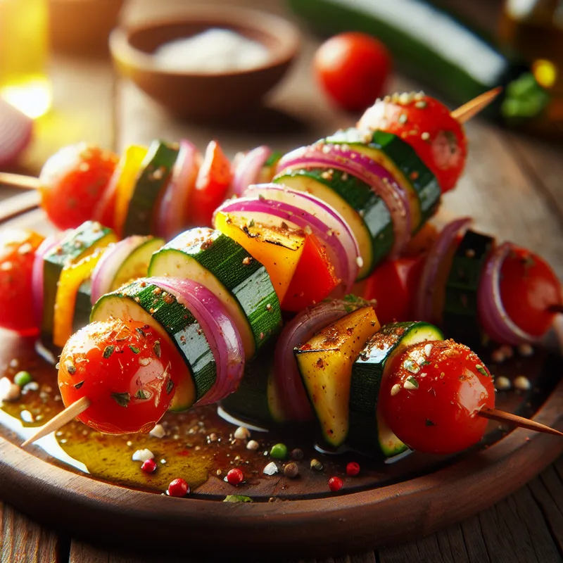 Mediterranean Veggie Skewers image