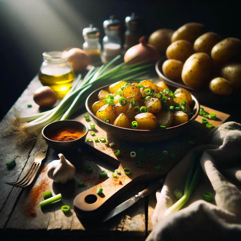 Scallion Roasted Potatoes image