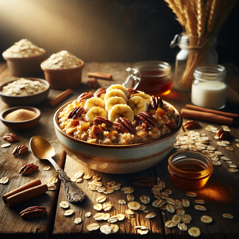 Caramelized Banana Oatmeal Extravaganza image