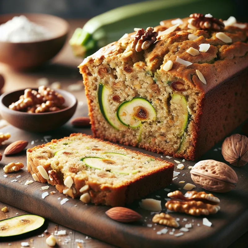 Nutty Zucchini Bread image