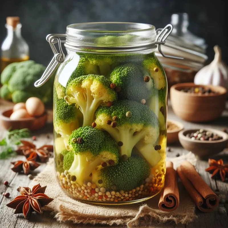 Tangy Broccoli Pickles image