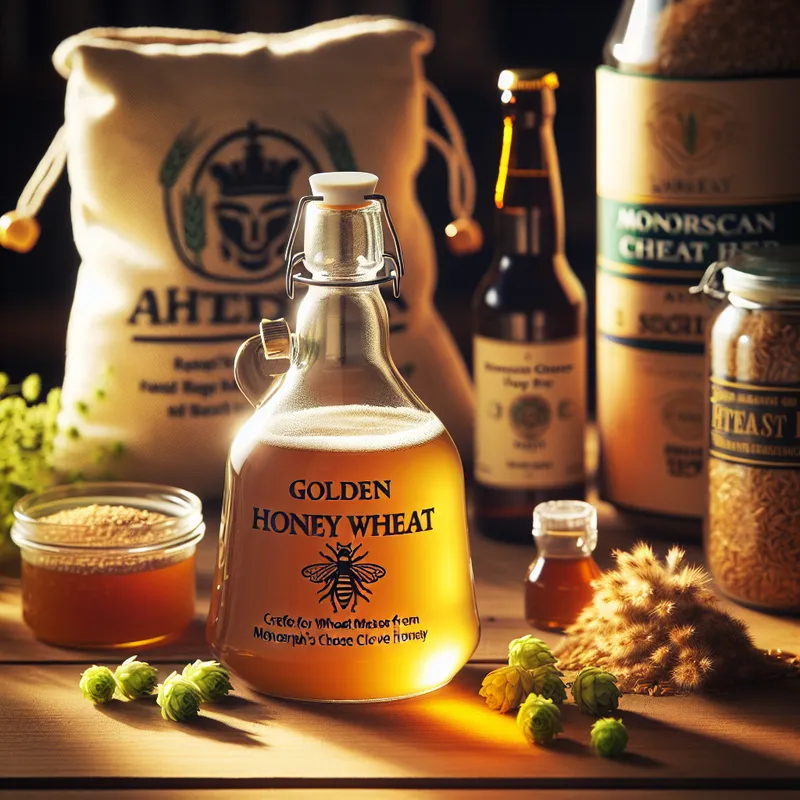 Golden Honey Wheat Beer image