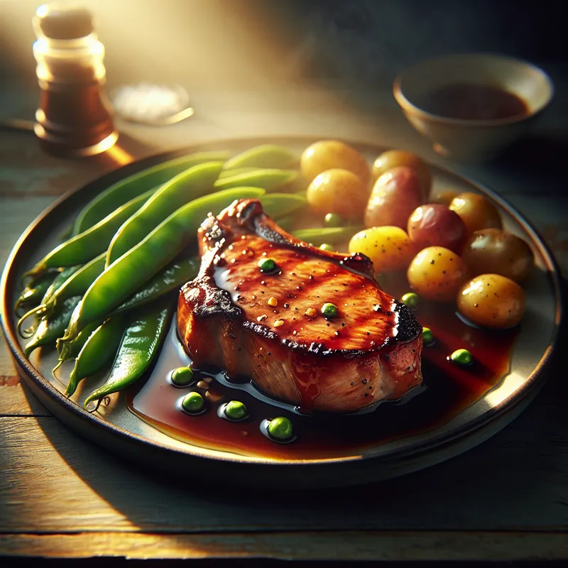 Cyser-Glazed Pork Chops image