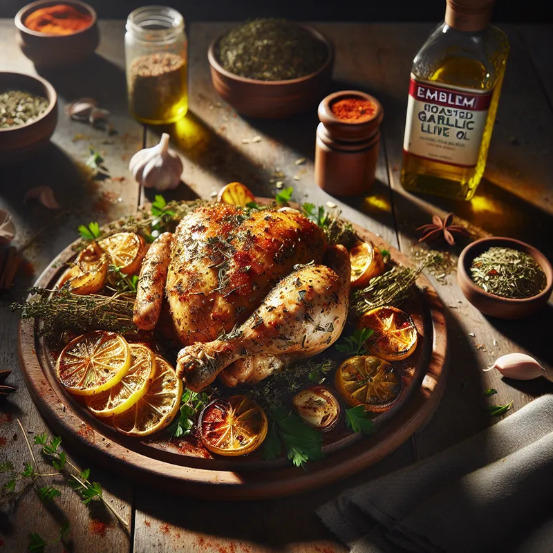 Mediterranean Herb-Infused Roasted Chicken image