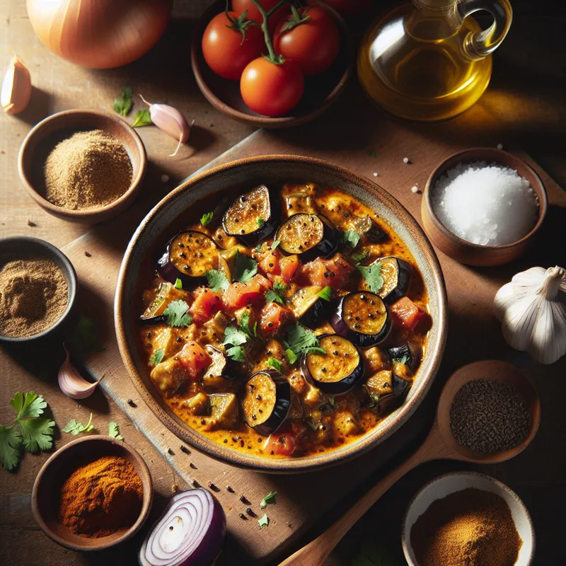 Savory Eggplant Curry Bliss image